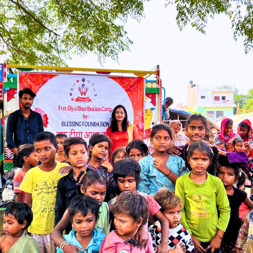 Smiling girl representing community support